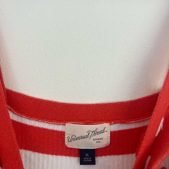 Universal Thread Red and White Striped Tank Top - Picture 3 of 4